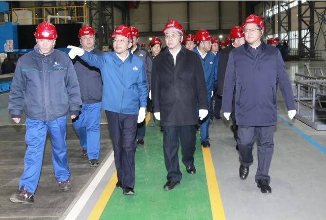 雷凡培、楊金成到渤船集團調研