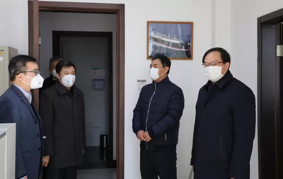 楊金成到長城電子、綜合院檢查指導疫情防控和復工復產工作