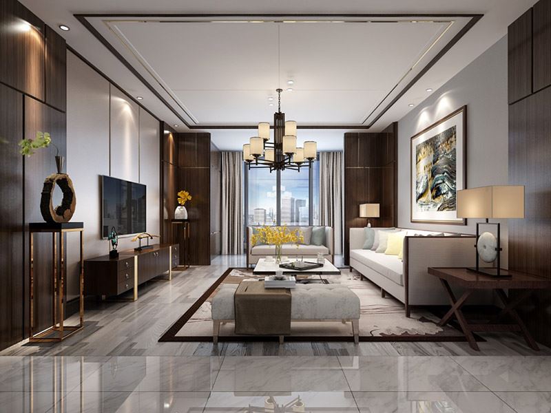 河源市恒大名都現(xiàn)代簡(jiǎn)約風(fēng)格三居室裝修案例