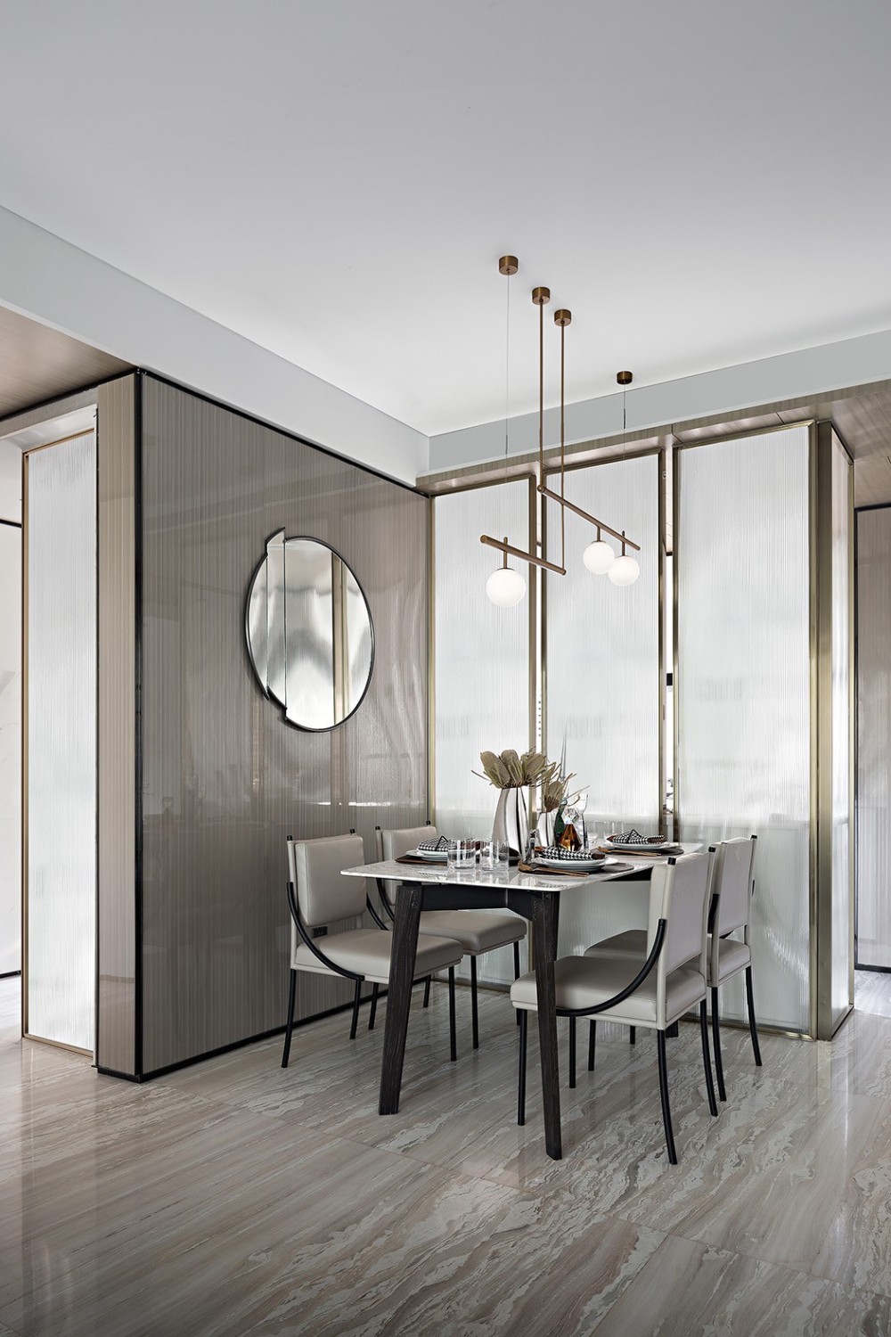 現(xiàn)代簡約風(fēng)格室內(nèi)家裝案例效果圖-餐廳 現(xiàn)代簡約風(fēng)格室內(nèi)家裝案例效果圖-餐廳