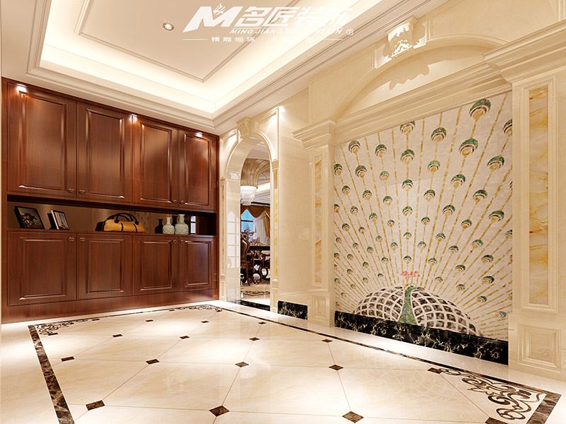 揭陽(yáng)市濱湖花園歐式風(fēng)格四居室裝修案例