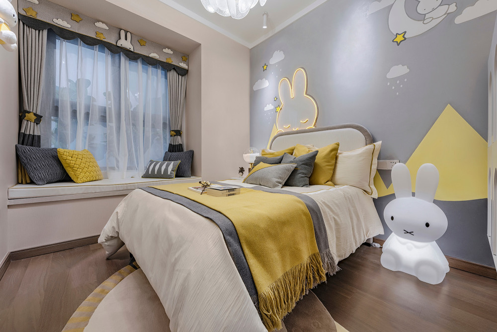 現(xiàn)代簡(jiǎn)約風(fēng)格室內(nèi)家裝案例效果圖-兒童房 現(xiàn)代簡(jiǎn)約風(fēng)格室內(nèi)家裝案例效果圖-兒童房