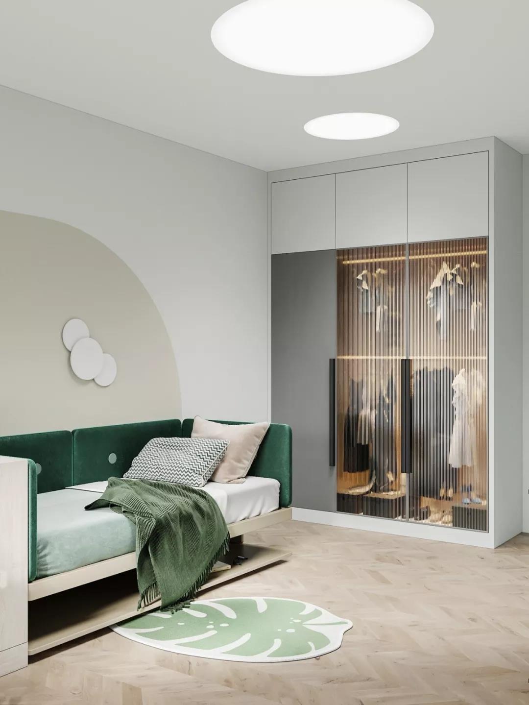 高級灰+原木色現(xiàn)代風(fēng)格室內(nèi)裝修設(shè)計(jì)效果圖-萬達(dá)華府四居140平米-女兒房 高級灰+原木色現(xiàn)代風(fēng)格室內(nèi)裝修設(shè)計(jì)效果圖-萬達(dá)華府四居140平米-女兒房