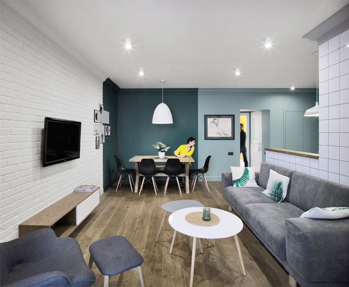 廣州市淘金路小區(qū)歐式風(fēng)格二居室裝修案例