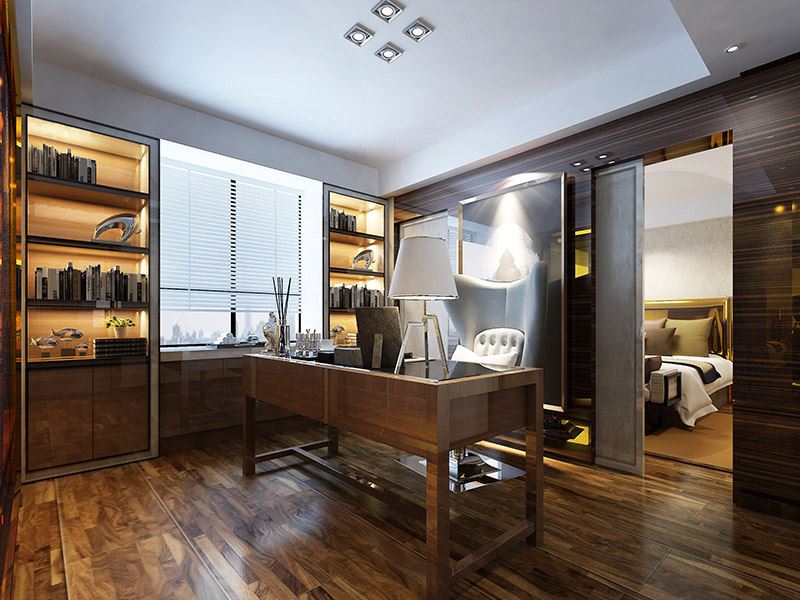 常州市龍湖香醍漫步別墅輕奢風(fēng)格三居室裝修案例