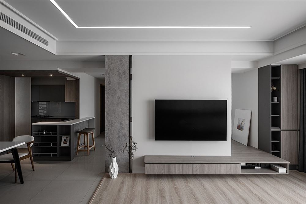 廣州市紫泉翠荔嘉園現(xiàn)代簡約風(fēng)格三居室裝修案例