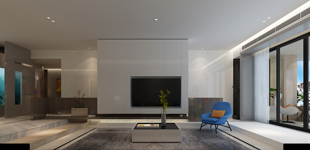 現代簡約風格室內裝修設計效果圖-鉆石之家富春山居-室內客廳裝修設計 現代簡約風格室內裝修設計效果圖-鉆石之家富春山居-室內客廳裝修設計