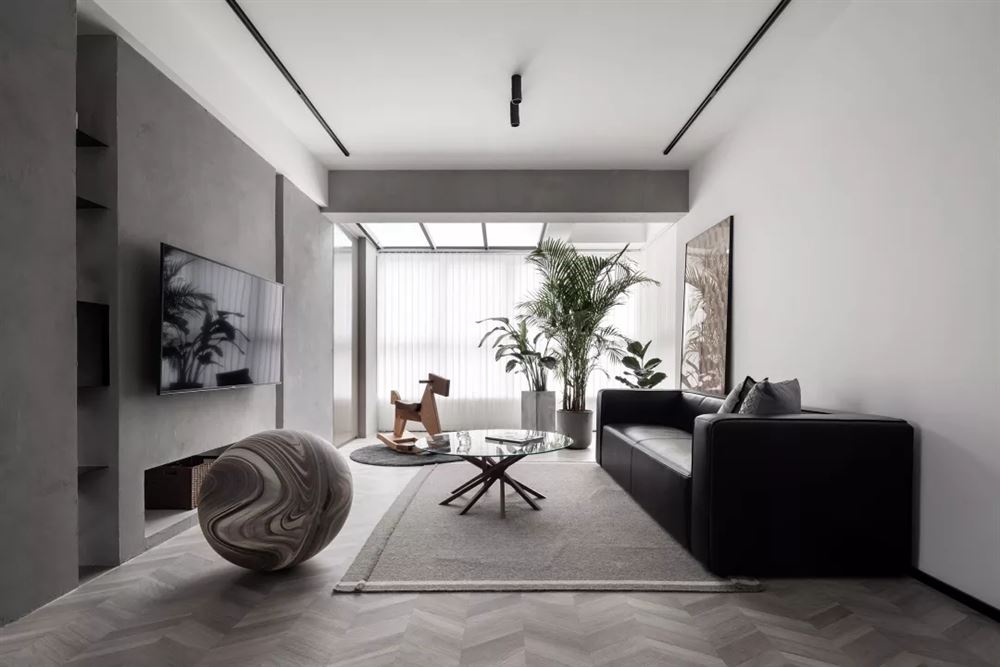 廣州市碧桂園海灣1號(hào)現(xiàn)代簡(jiǎn)約風(fēng)格三居室裝修案例