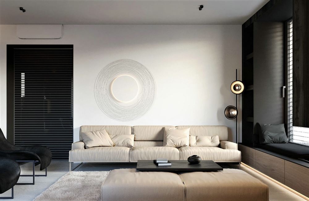 佛山市招商依云國際北歐風格三居室裝修案例