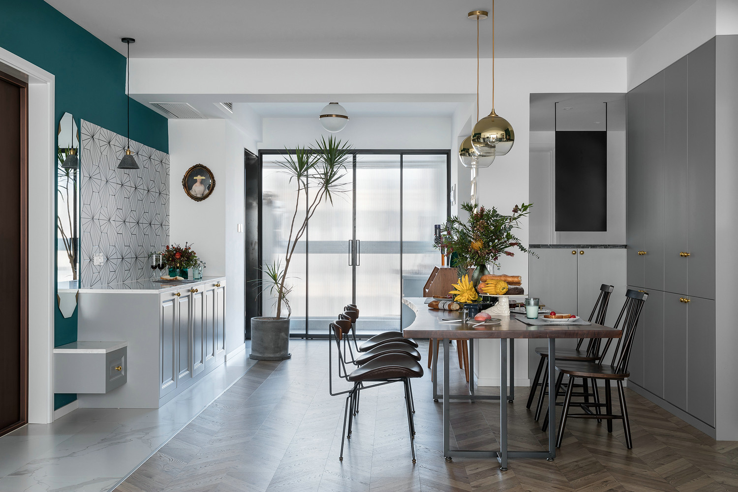 現(xiàn)代時(shí)尚風(fēng)格家裝設(shè)計(jì)室內(nèi)裝修效果圖-餐廳 現(xiàn)代時(shí)尚風(fēng)格家裝設(shè)計(jì)室內(nèi)裝修效果圖-餐廳