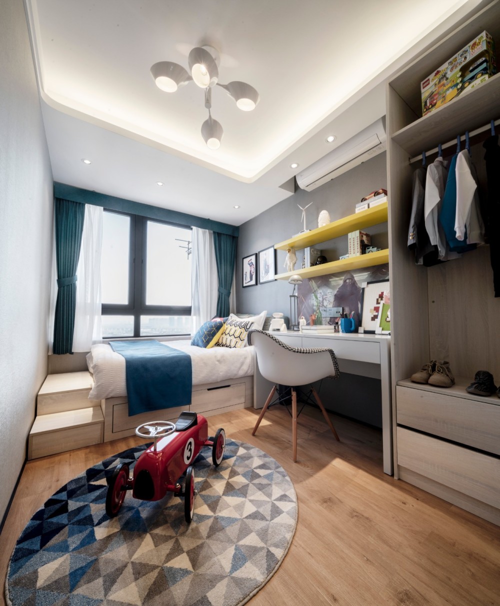 現(xiàn)代簡約風格室內設計家裝案例-兒童房 現(xiàn)代簡約風格室內設計家裝案例-兒童房