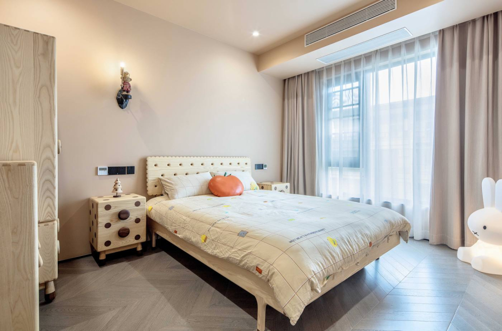 現(xiàn)代簡約風(fēng)格室內(nèi)家裝案例效果圖-次臥 現(xiàn)代簡約風(fēng)格室內(nèi)家裝案例效果圖-次臥