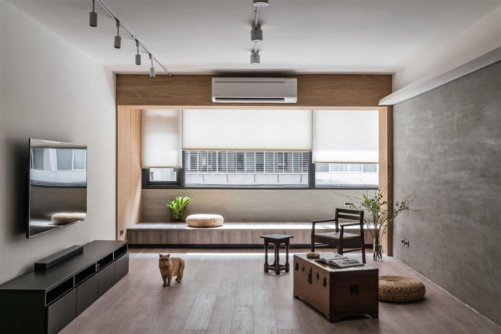 佛山市保利玥府新中式風格二居室裝修案例