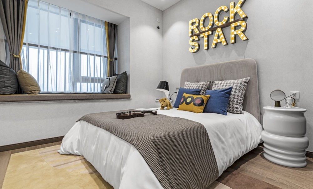 現(xiàn)代簡(jiǎn)約風(fēng)格室內(nèi)設(shè)計(jì)家裝案例-次臥 現(xiàn)代簡(jiǎn)約風(fēng)格室內(nèi)設(shè)計(jì)家裝案例-次臥