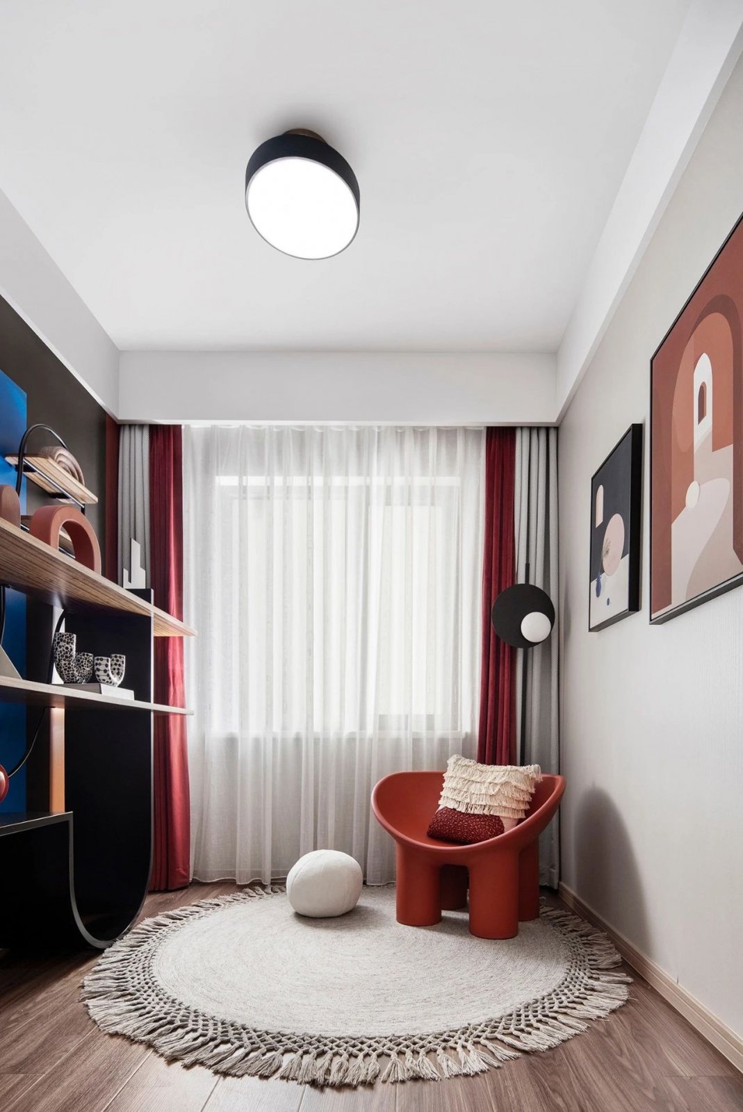 現(xiàn)代前衛(wèi)風(fēng)格家裝設(shè)計(jì)室內(nèi)裝修效果圖-次臥 現(xiàn)代前衛(wèi)風(fēng)格家裝設(shè)計(jì)室內(nèi)裝修效果圖-次臥