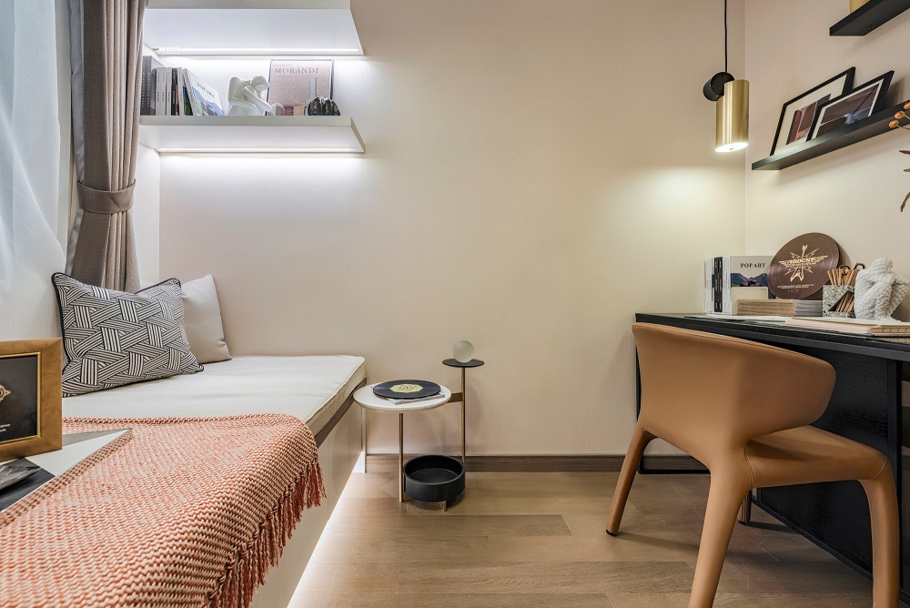 現(xiàn)代簡(jiǎn)約風(fēng)格室內(nèi)家裝案例效果圖-次臥 現(xiàn)代簡(jiǎn)約風(fēng)格室內(nèi)家裝案例效果圖-次臥