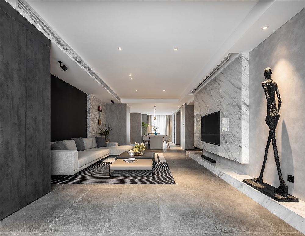 廣州市科城山莊輕奢風(fēng)格三居室裝修案例