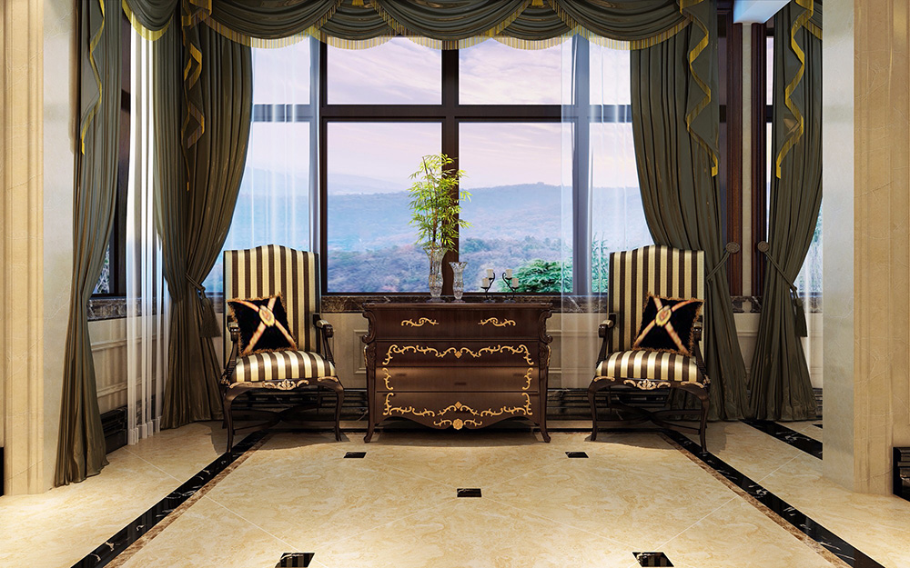 歐式風(fēng)格別墅裝修設(shè)計(jì)效果圖-龍光天瀛別墅430平米-別墅會(huì)客室裝修設(shè)計(jì) 歐式風(fēng)格別墅裝修設(shè)計(jì)效果圖-龍光天瀛別墅430平米-別墅會(huì)客室裝修設(shè)計(jì)