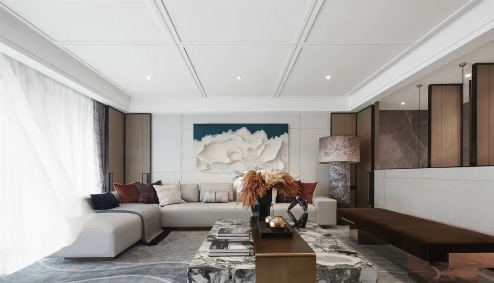 佛山市雅居樂萬象郡輕奢風(fēng)格三居室裝修案例