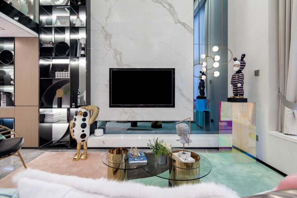 江門市東成家園輕奢風(fēng)格復(fù)式裝修案例