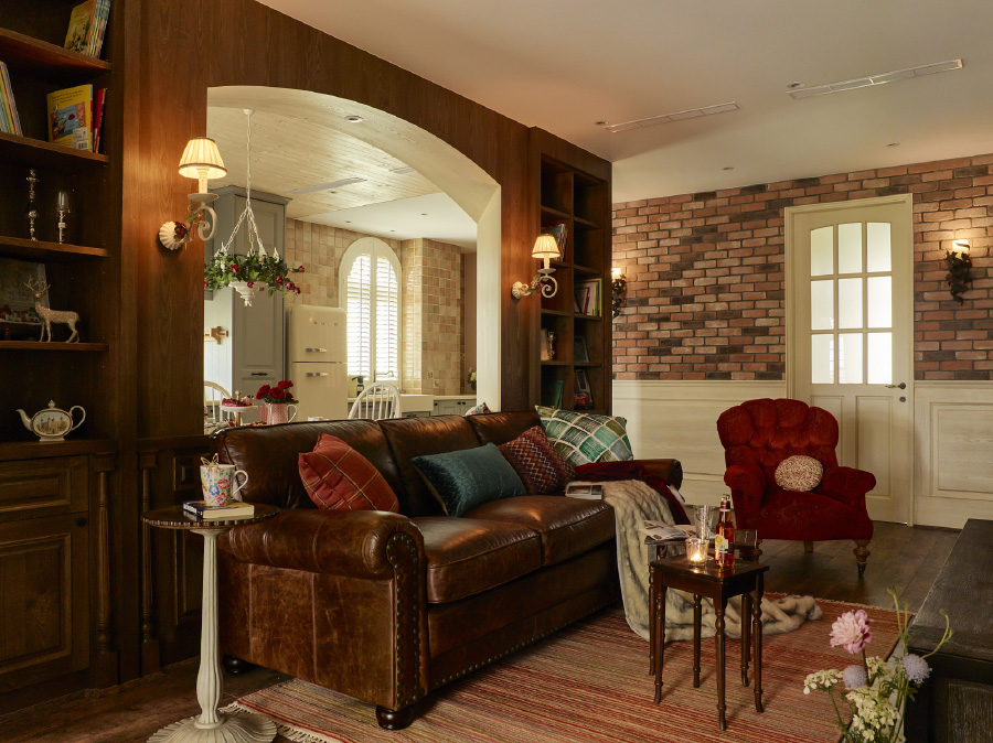 南航碧花園別墅360平米田園風(fēng)格裝修案例-客廳 南航碧花園別墅360平米田園風(fēng)格裝修案例-客廳