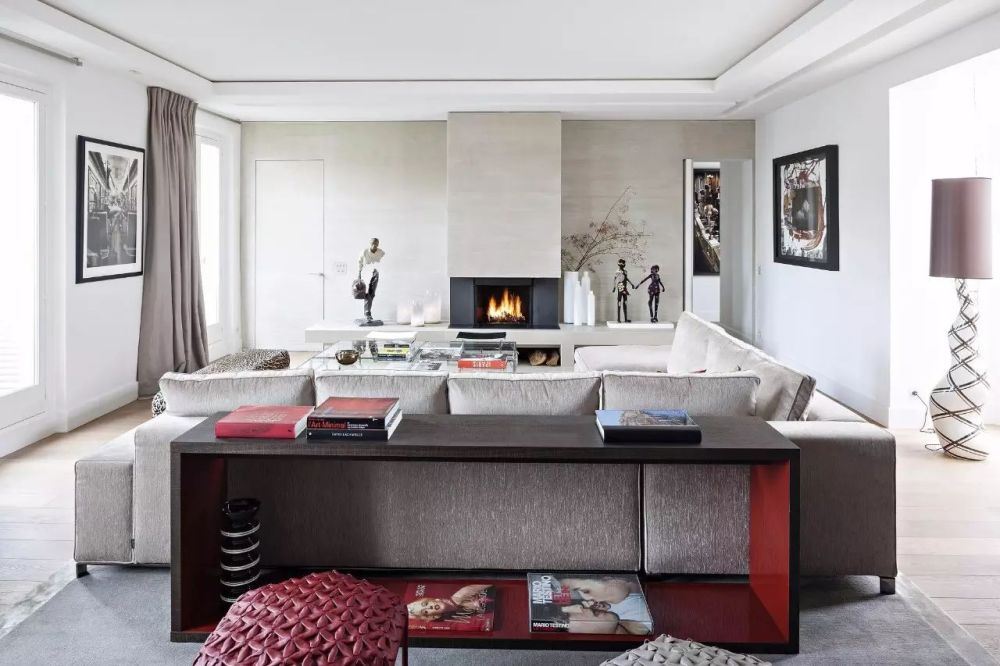 佛山市龍光&middot;天瀛輕奢風格三居室裝修案例