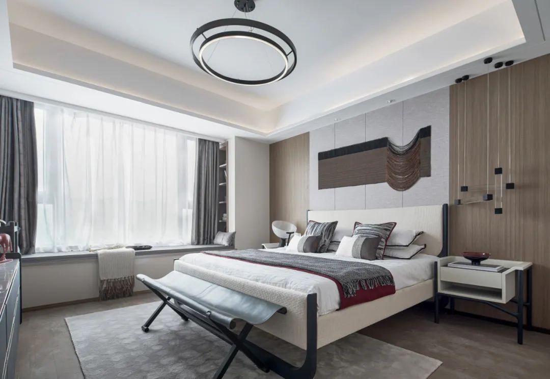 新中式風格室內(nèi)設(shè)計家裝案例-主臥 新中式風格室內(nèi)設(shè)計家裝案例-主臥