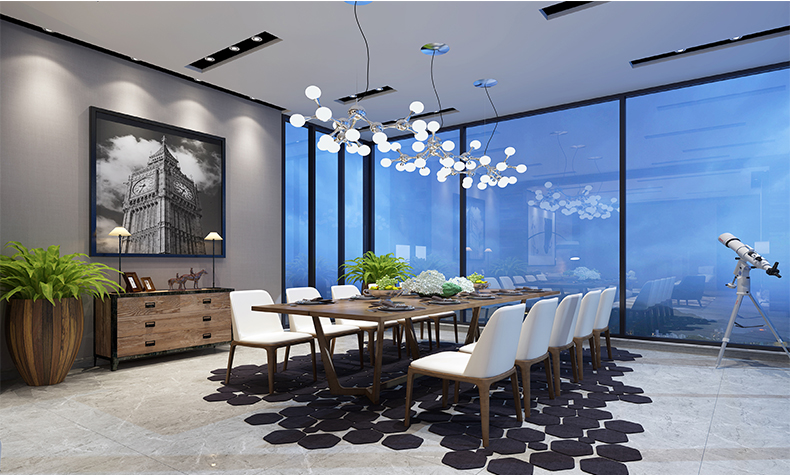 瀧景花園別墅355平米現(xiàn)代簡約風(fēng)格裝修案例-餐廳 瀧景花園別墅355平米現(xiàn)代簡約風(fēng)格裝修案例-餐廳