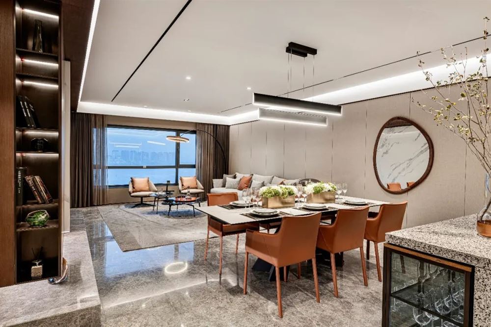 佛山市雅居樂&middot;江畔明珠現(xiàn)代簡約風(fēng)格四居室裝修案例