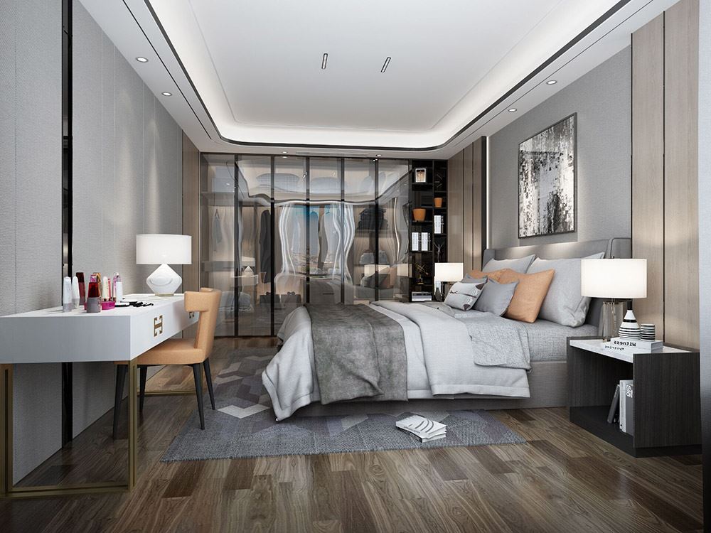 臺(tái)州市濱海苑現(xiàn)代簡(jiǎn)約風(fēng)格三居室裝修案例