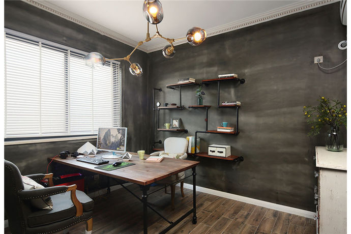 廣州裝修公司美式風格室內(nèi)裝修效果圖-書房 廣州裝修公司美式風格室內(nèi)裝修效果圖-書房