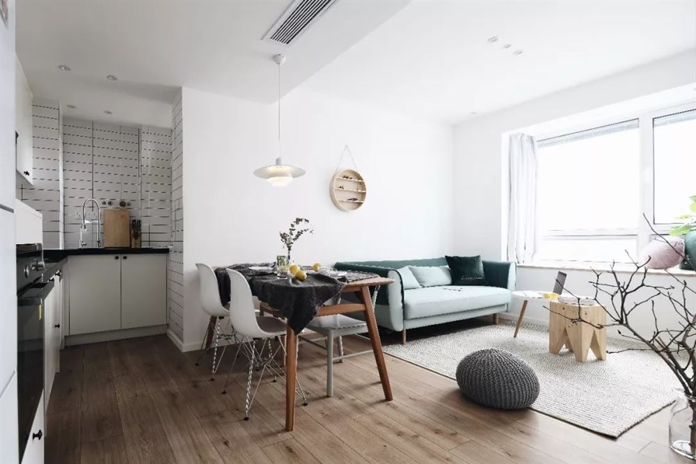 江門市文昌花園北歐風(fēng)格三居室裝修案例