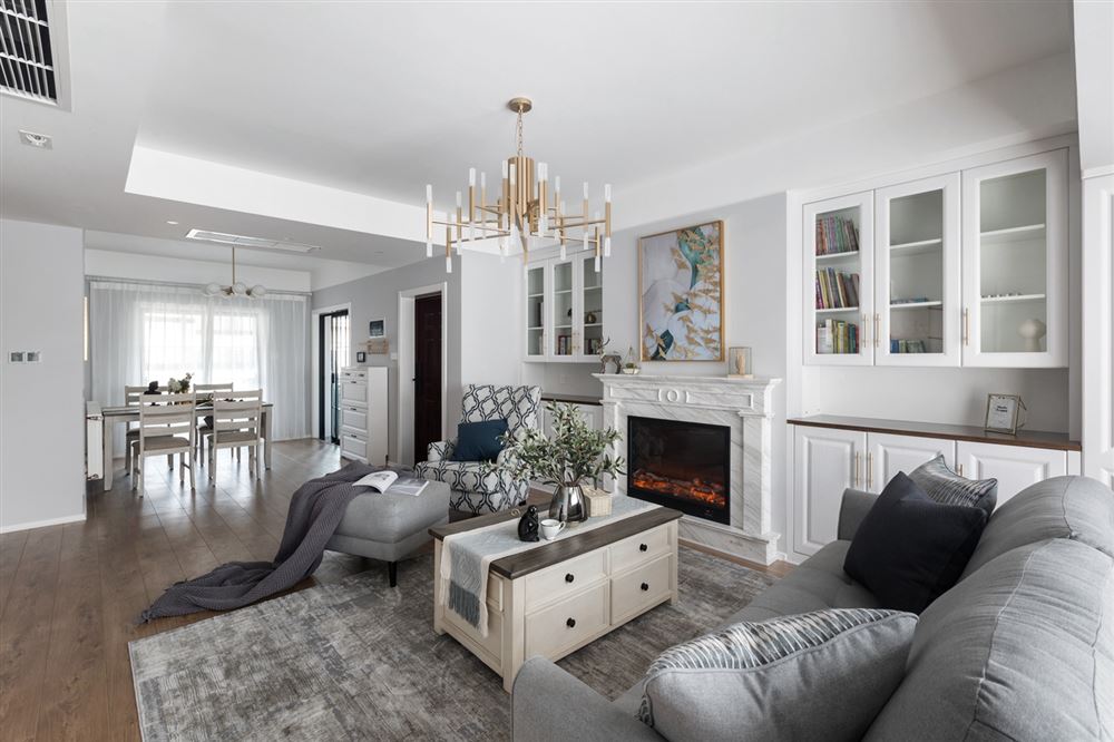 江門市翠鳴苑歐式風(fēng)格三居室裝修案例