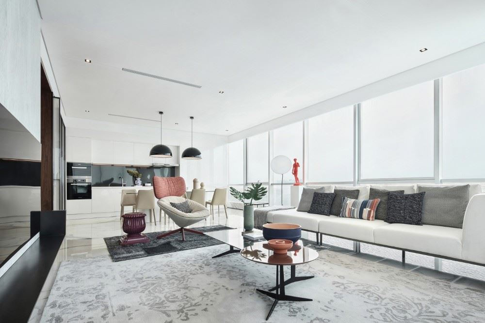 楚雄彝族自治州濱河苑現(xiàn)代簡(jiǎn)約風(fēng)格平層裝修案例