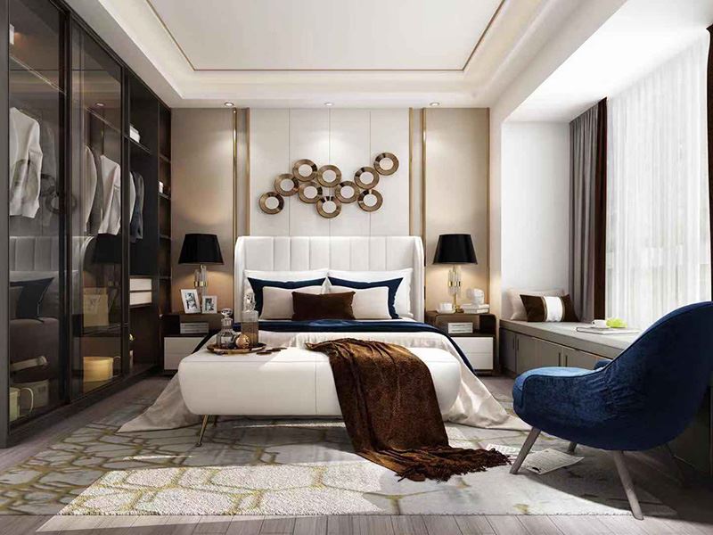 茂名市東方名苑輕奢風(fēng)格四居室裝修案例