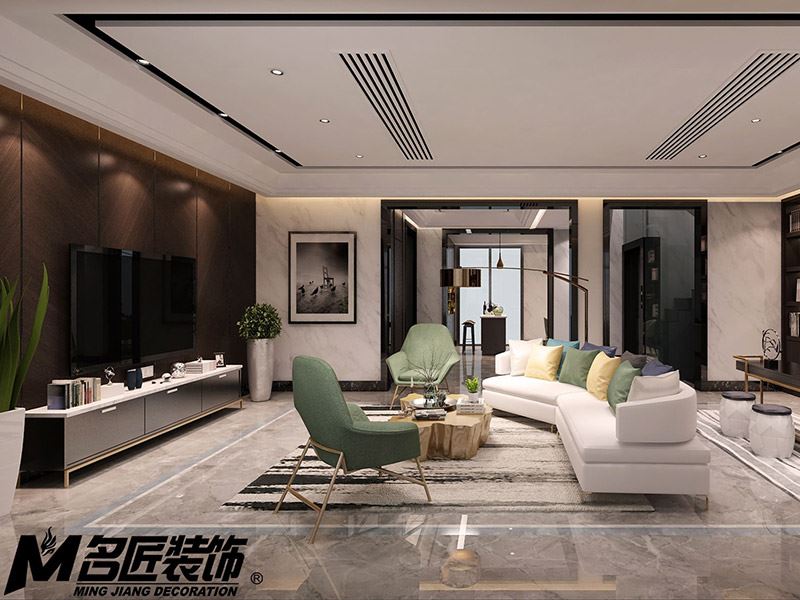 常州市中央花園歐式風格別墅裝修案例