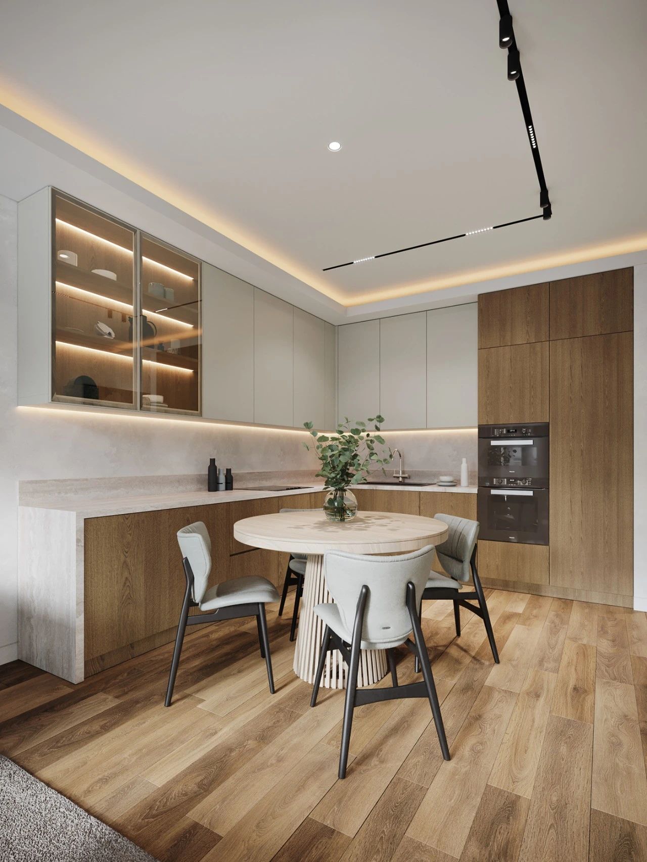 現(xiàn)代素雅風格室內設計家裝案例-餐廳