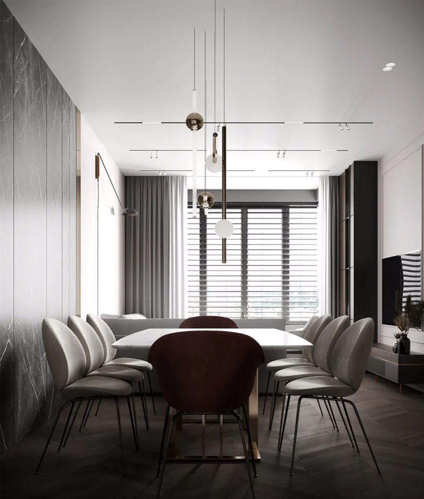 惠州市碧桂園十里銀灘現(xiàn)代簡約風格三居室裝修案例