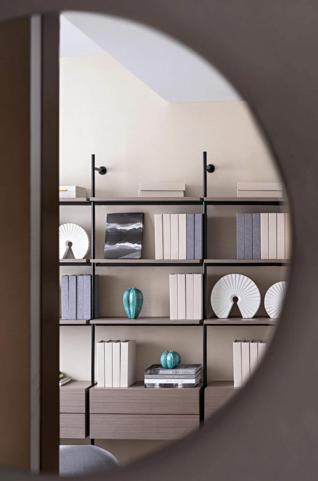 新中式風格家裝設計室內裝修效果圖-書房