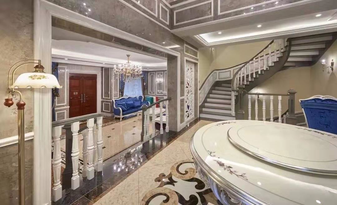 德陽市7號安置點歐式風(fēng)格別墅裝修案例