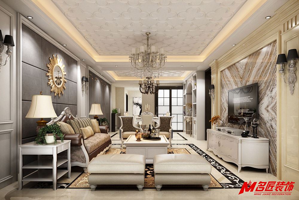 茂名市寶和雅苑歐式風(fēng)格四居室裝修案例