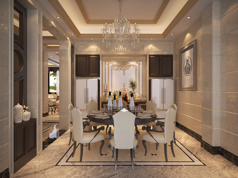 韶關(guān)市云星錢隆譽園歐式風(fēng)格別墅裝修案例