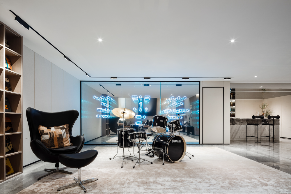 現代簡約風格別墅設計家裝案例-休閑區(qū)