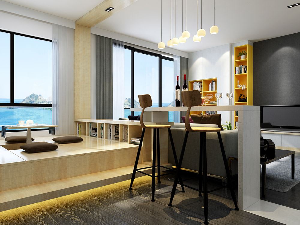 楚雄彝族自治州半城巷6號(hào)院現(xiàn)代簡(jiǎn)約風(fēng)格二居室裝修案例