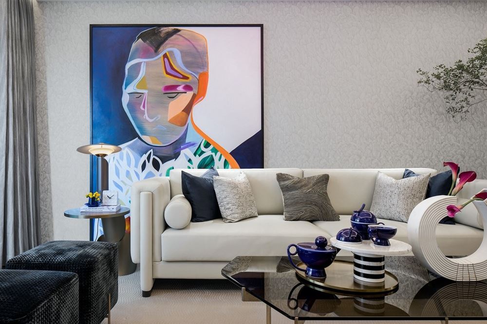 江門(mén)市半山別墅新中式風(fēng)格三居室裝修案例