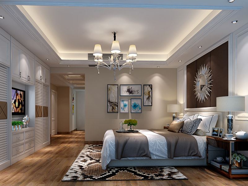 佛山市鵬瑞皓玥灣現(xiàn)代簡約風(fēng)格四居室裝修案例