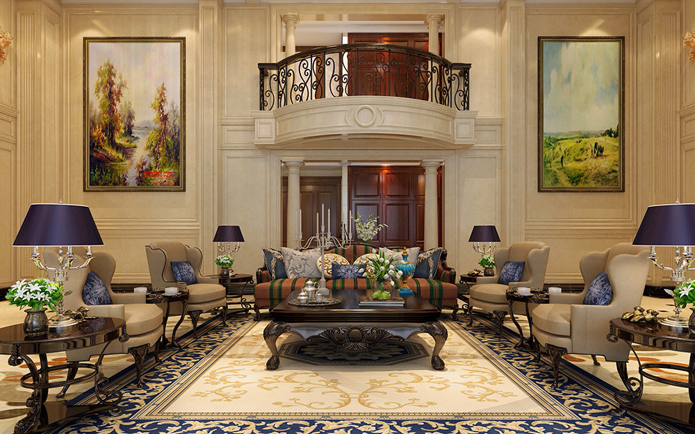 歐式風(fēng)格別墅裝修設(shè)計(jì)效果圖-龍光天瀛別墅430平米-別墅客廳裝修設(shè)計(jì) 歐式風(fēng)格別墅裝修設(shè)計(jì)效果圖-龍光天瀛別墅430平米-別墅客廳裝修設(shè)計(jì)