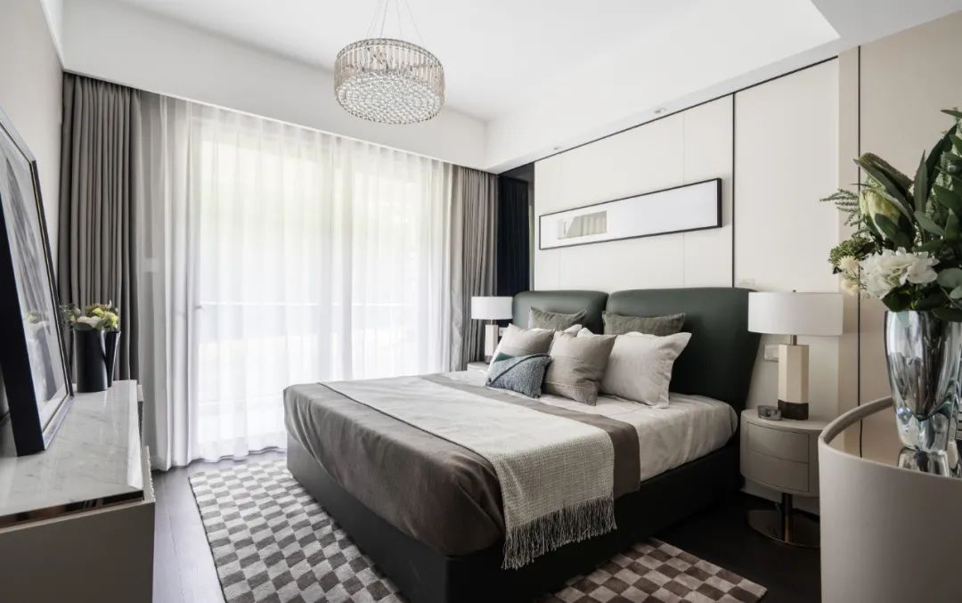 現(xiàn)代簡約風格家裝設計室內裝修效果圖-臥室 現(xiàn)代簡約風格家裝設計室內裝修效果圖-臥室