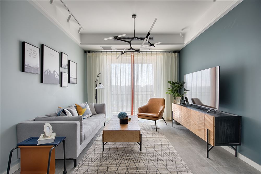 廣州市南沙灣御苑別墅北歐風(fēng)格三居室裝修案例