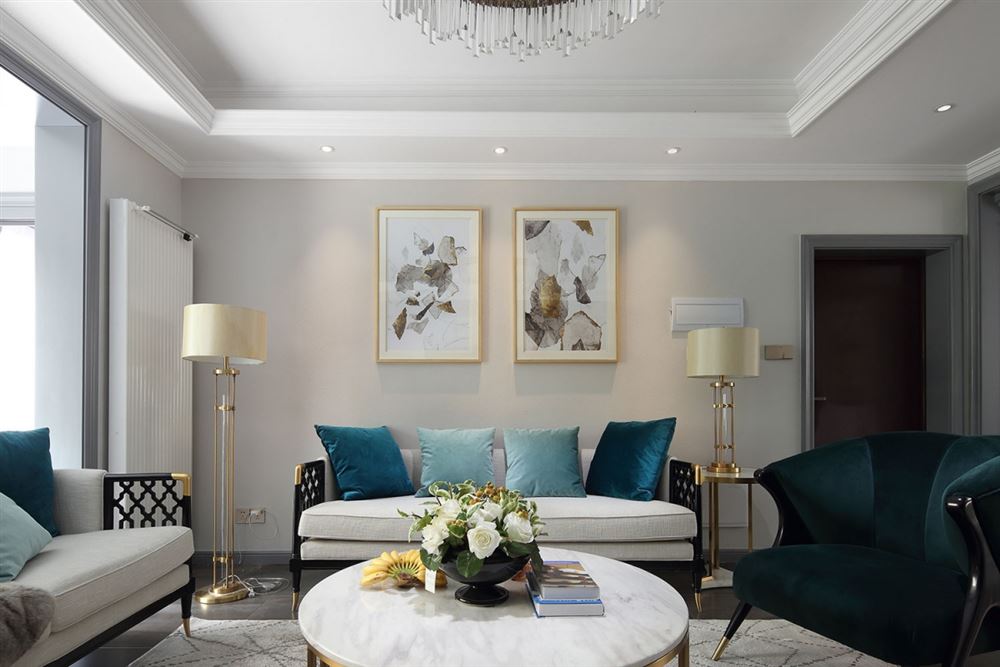 惠州市萬城輕奢風(fēng)格三居室裝修案例